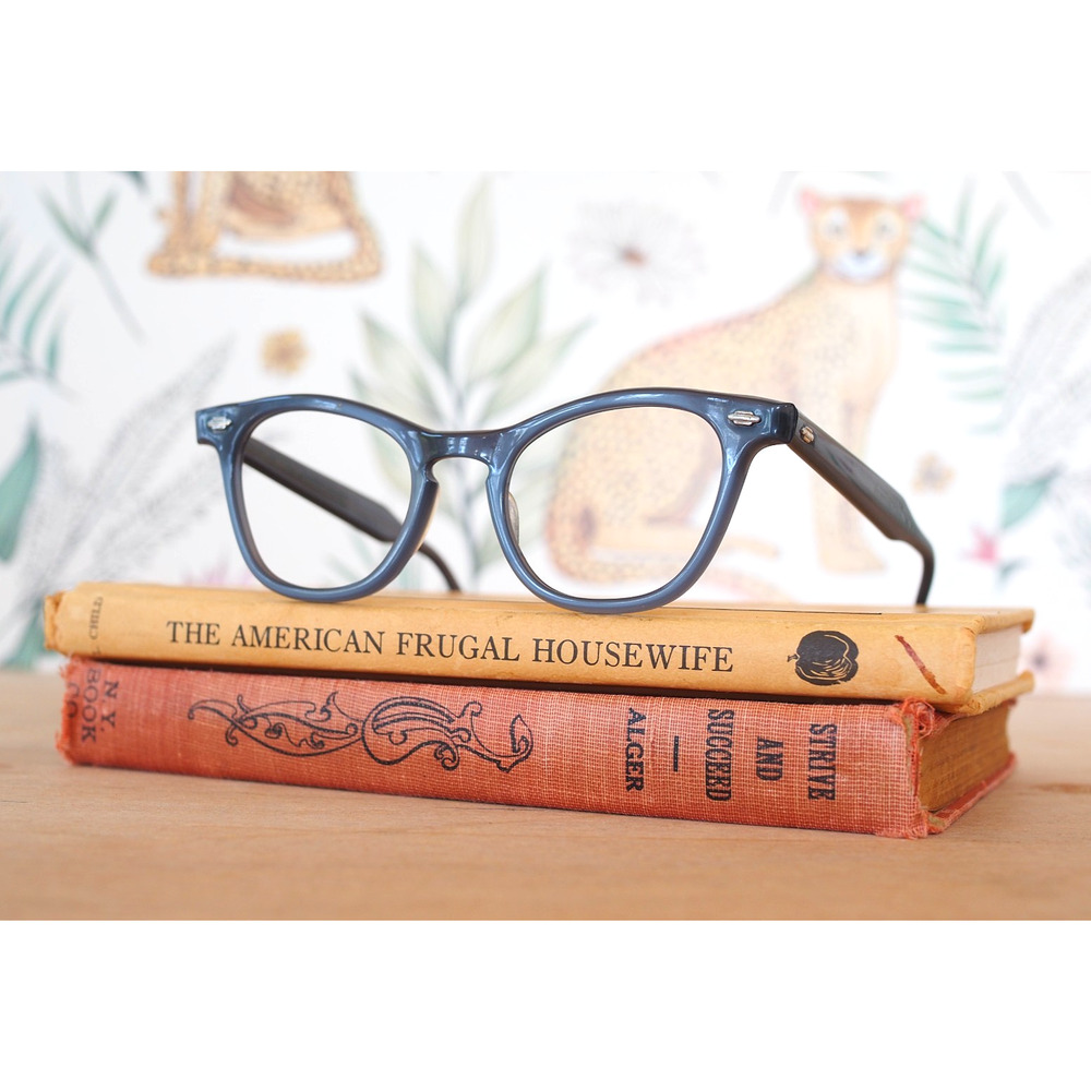 Vintage 1960s Cateye Eyeglasses Artcraft USA Rockabilly Pin Up Retro Academia